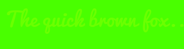 Image with Font Color 6BFF00 and Background Color 49FF00